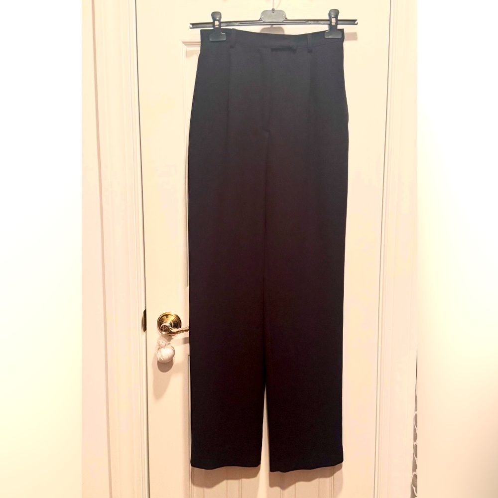Carole Little Black Fitted Trousers NWT